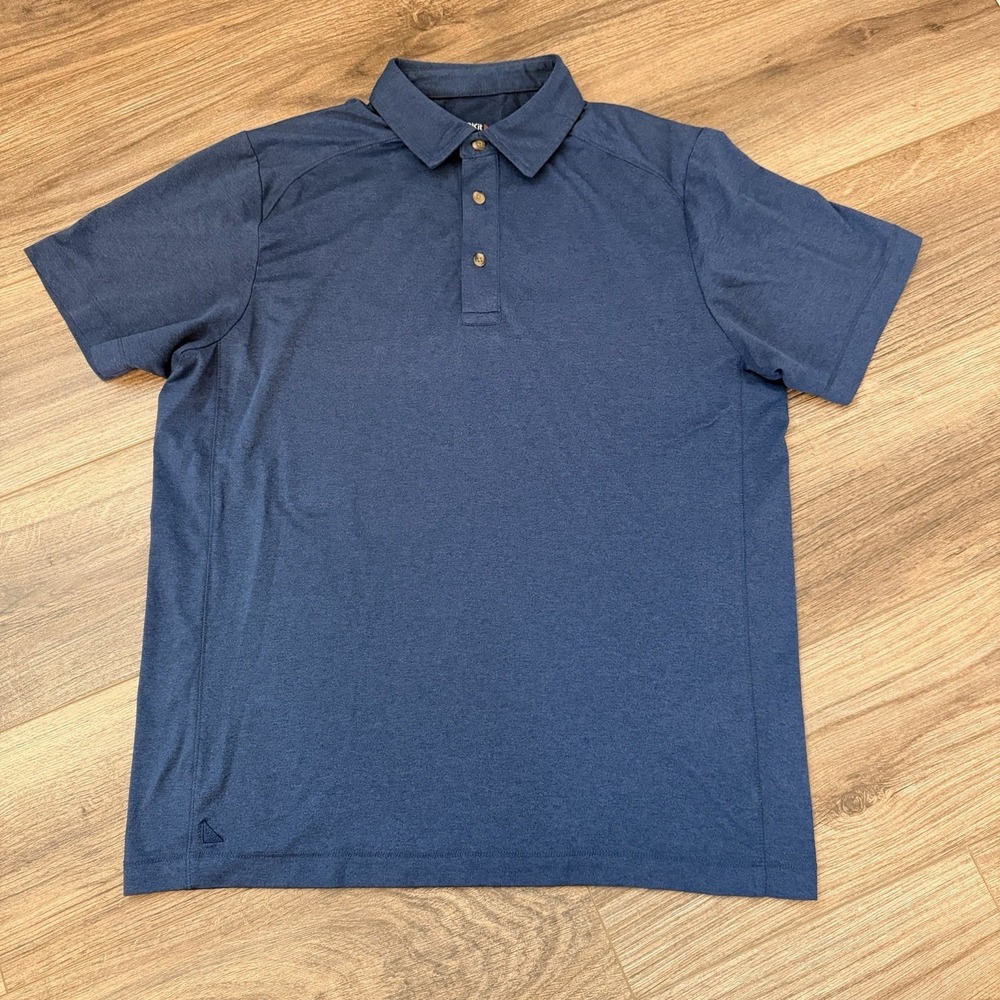 Untuckit Polo Shirt Mens Small Blue